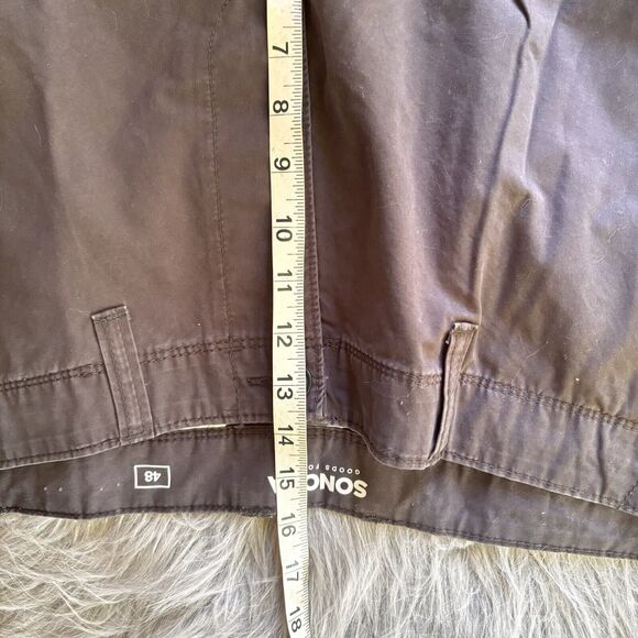 Sonoma Life + Style Mens Khaki Cargo Shorts Size 48 Big & Tall Dark Grey Summer - Picture 11 of 11